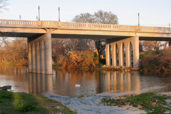 College Street Bridge at the San Gabriel River